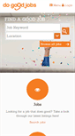 Mobile Screenshot of dogoodjobs.co.nz